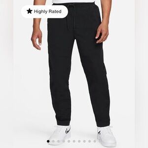 Nike Sweatpants Tech Essentials Men's Lined Commuter Black Windbreaker Pants